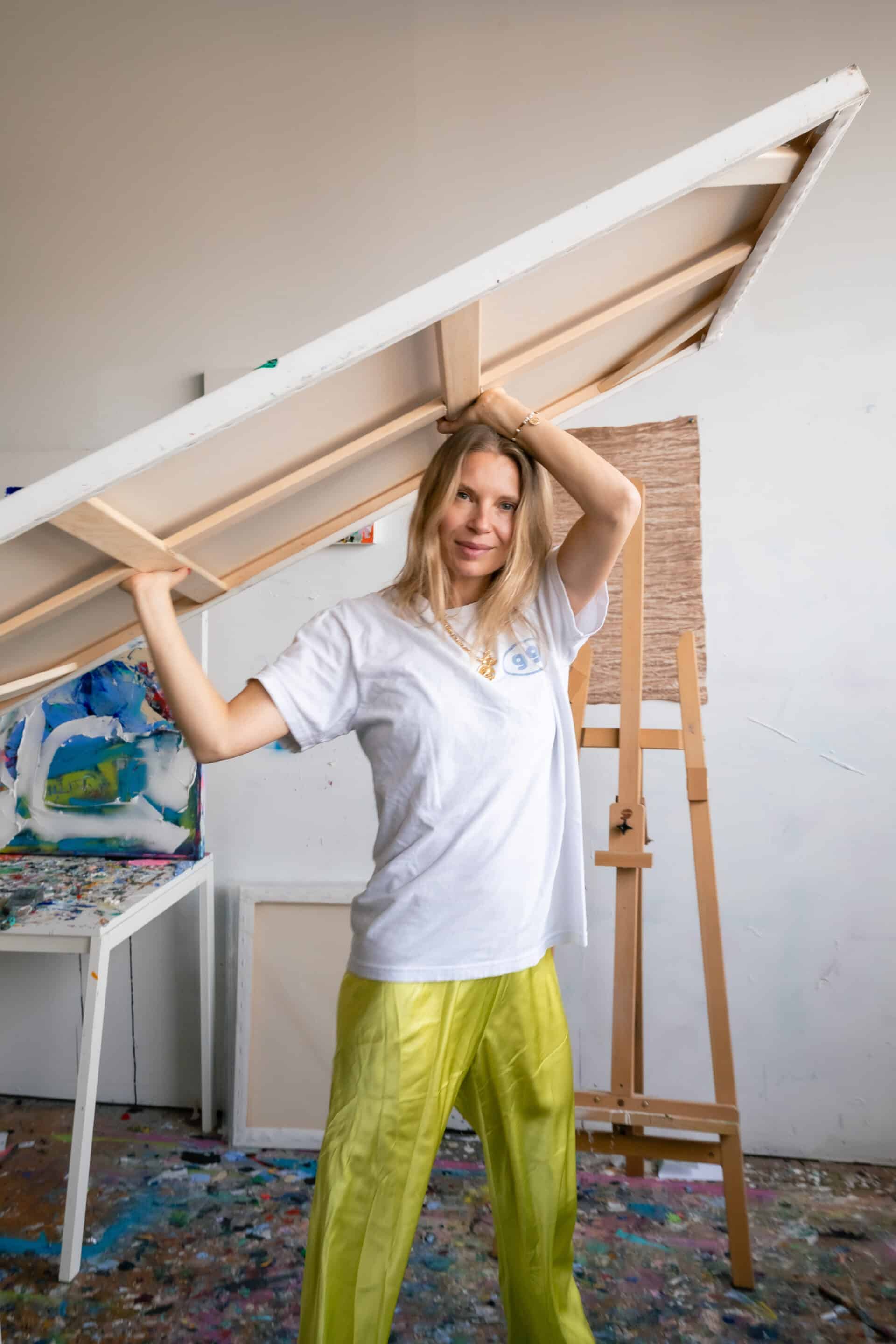 A Day in the Life of an Artist: Photographing Christine Hodgson in Her Creative Space