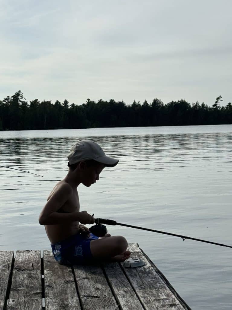 Children enjoying summer on the water creating family memories